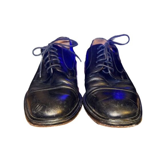 Mezlan Piazza Oxfords Men\'s Size 7.5 M Black Leather Lace Up Dress Shoes main image 5